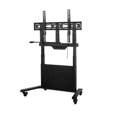 B-Tech BT8568/B Motorised Height Adjustable Flat Screen Trolley