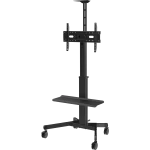 VFM-F22 VISION Aluminium Flat Panel Cart 60kgTrolley fits displays 31-80" with VESA sizes up to 600 x 400