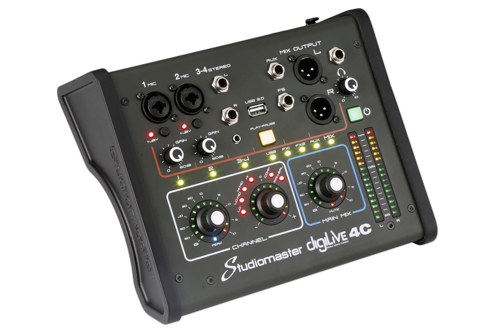Studiomaster DigiLive 4C - 4 Input Compact Digital Mixer