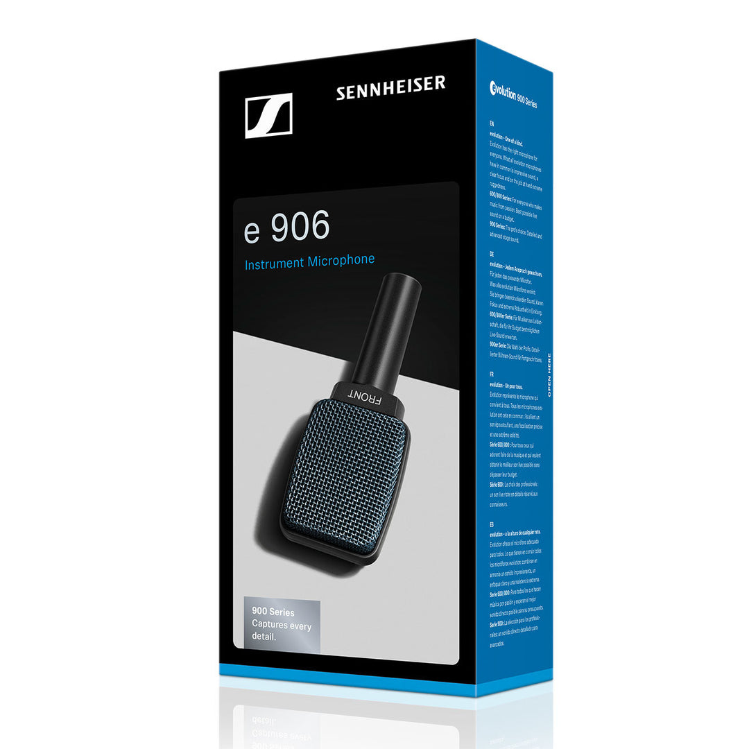 Sennheiser e906 Dynamic Supercardiod Instrument Mic Guitar/Drums/Brass