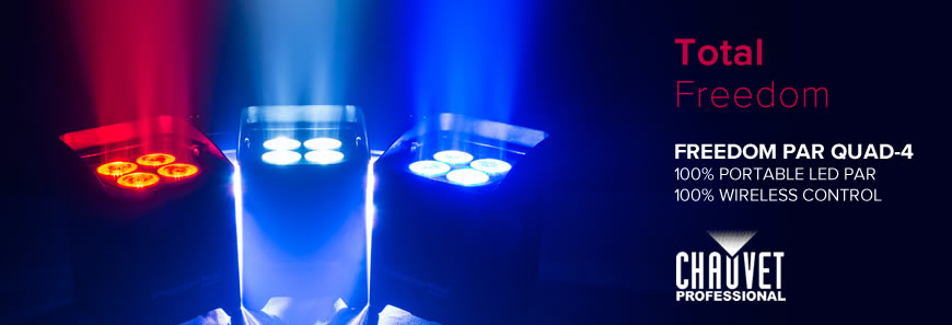 Chauvet DJ introduces the updated FreedomPar Quad-4