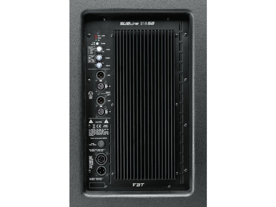 FBT SUBLine 218SA Processed Active Subwoofer 1200W RMS - 140dB SPL