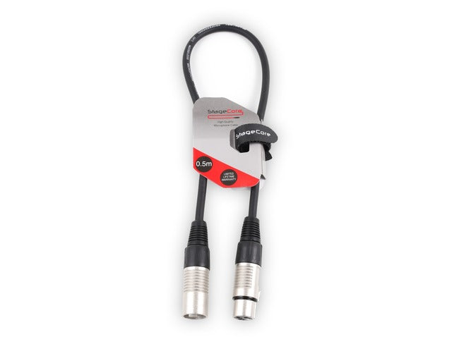 CORE 350 -  XLR Male to XLR Female Connector - Black