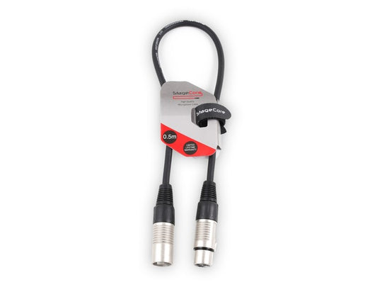 CORE 350 -  XLR Male to XLR Female Connector - Black