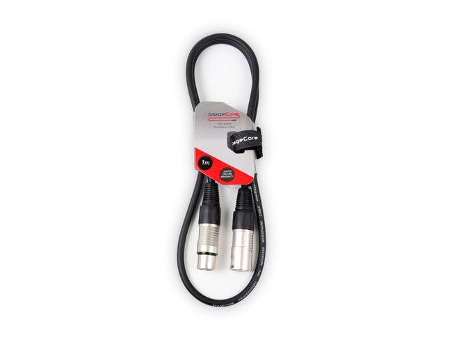 CORE 350 -  XLR Male to XLR Female Connector - Black