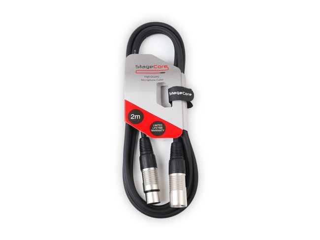 CORE 350 -  XLR Male to XLR Female Connector - Black