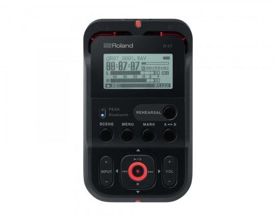 Roland Pro R-07 Handheld High Resolution Audio Recorder+ Bluetooth Black