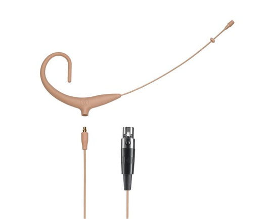 BP892xcT4 Submin Omni Earworn Mic CT4 (TA4F) Shure Plug - Black/Beige
