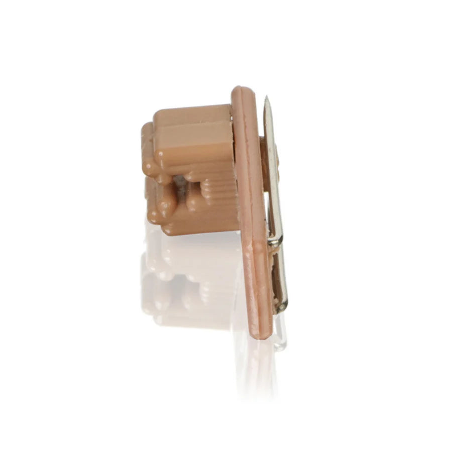 Countryman viper clip for B3 microphone - Black/White/Tan