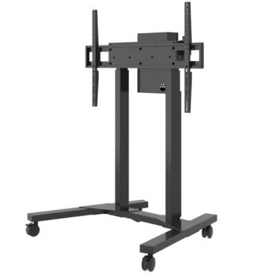 B-Tech BT8558/B Momentum E-Lift Motorised Height Adjustable Flat Screen Trolley
