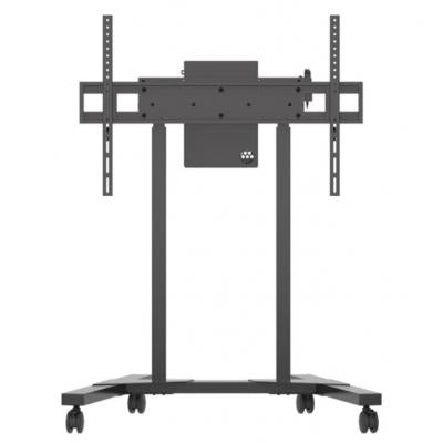 B-Tech BT8558/B Momentum E-Lift Motorised Height Adjustable Flat Screen Trolley