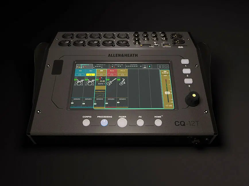 Allen & Heath CQ-12T Ultra-Compact 12in / 8out Digital Mixer