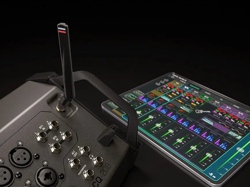 Allen & Heath CQ-20B Ultra-Compact 20in / 8out Digital Mixer with Wi-Fi