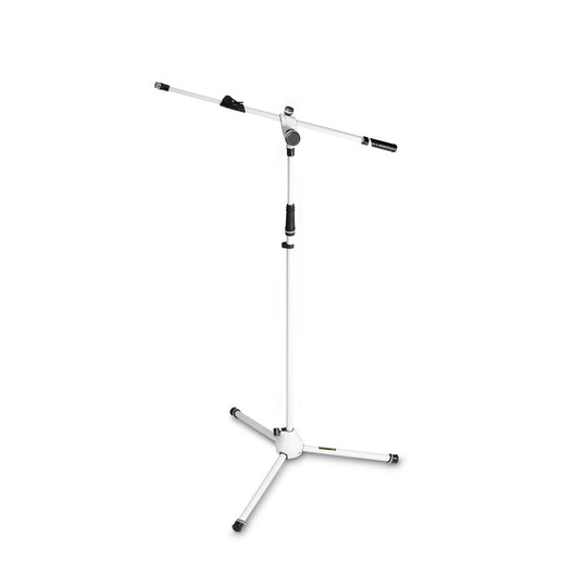 Gravity MS 4322 B Microphone Stand with Folding Tripod Base and 2-Point Adjustment Telescoping Boom