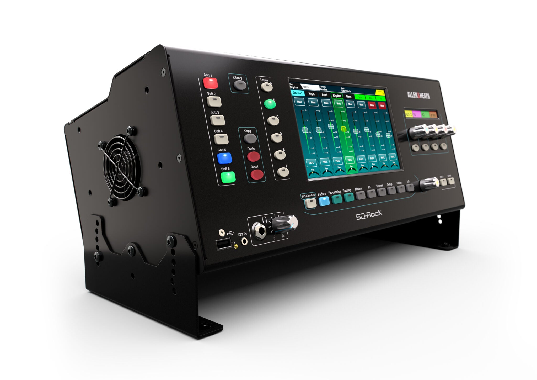 Allen & Heath SQ-Rack 48 Channel 96kHz Rackmount Digital Mixer ...