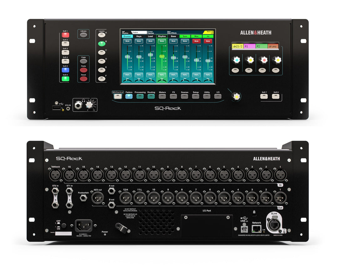 Allen & Heath SQ-Rack 48 Channel 96kHz Rackmount Digital Mixer