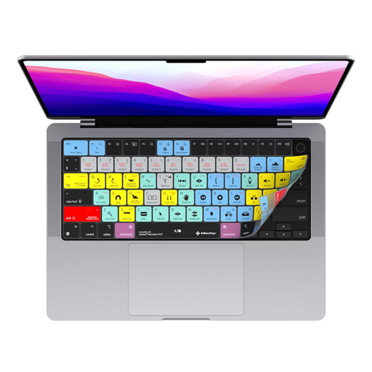 Adobe Premiere Keyboard Covers for MacBook and iMac