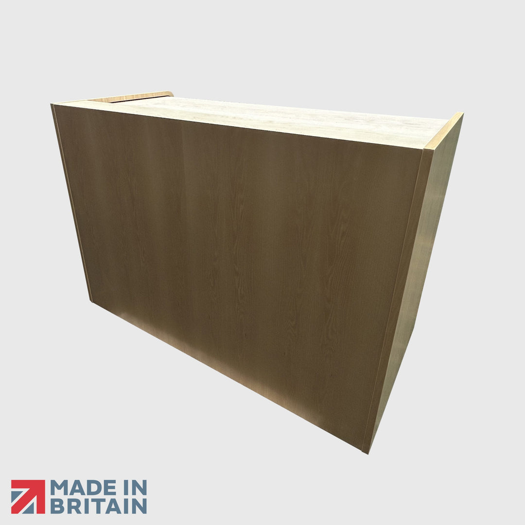 Two Seater Lockable Mixing Desk Cabinet with Rolltop