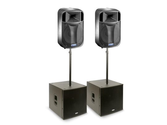 FBT J 4000 Package 3200 watts RMS Active PA System