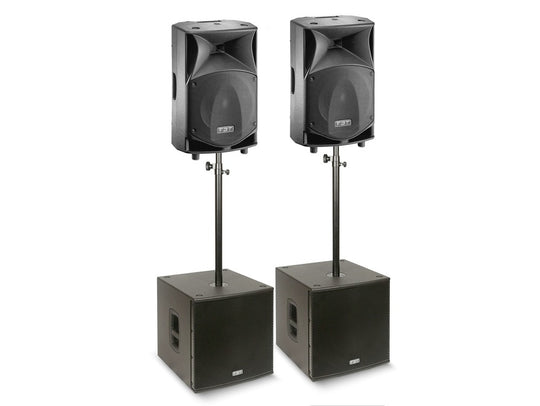 FBT JM 2000 Package 3200 watts RMS Active PA System