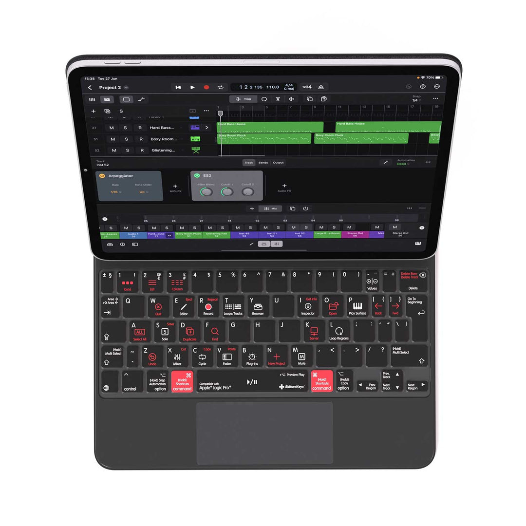 Magic Case Logic Pro Keyboard Cover for iPad Magic Case – Distributed Sound ...