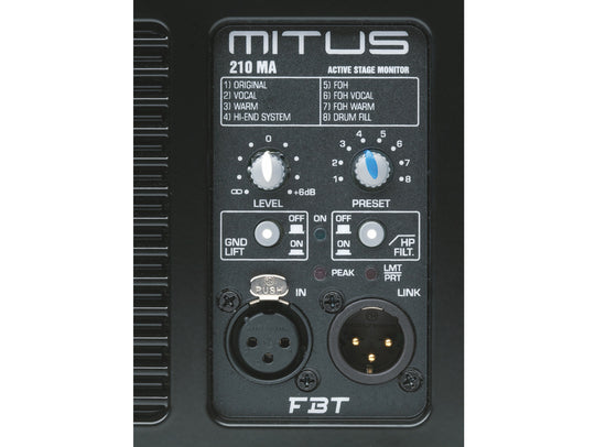 FBT Mitus 210MA 2x10" + 1.4" - 600Wrms+300Wrms