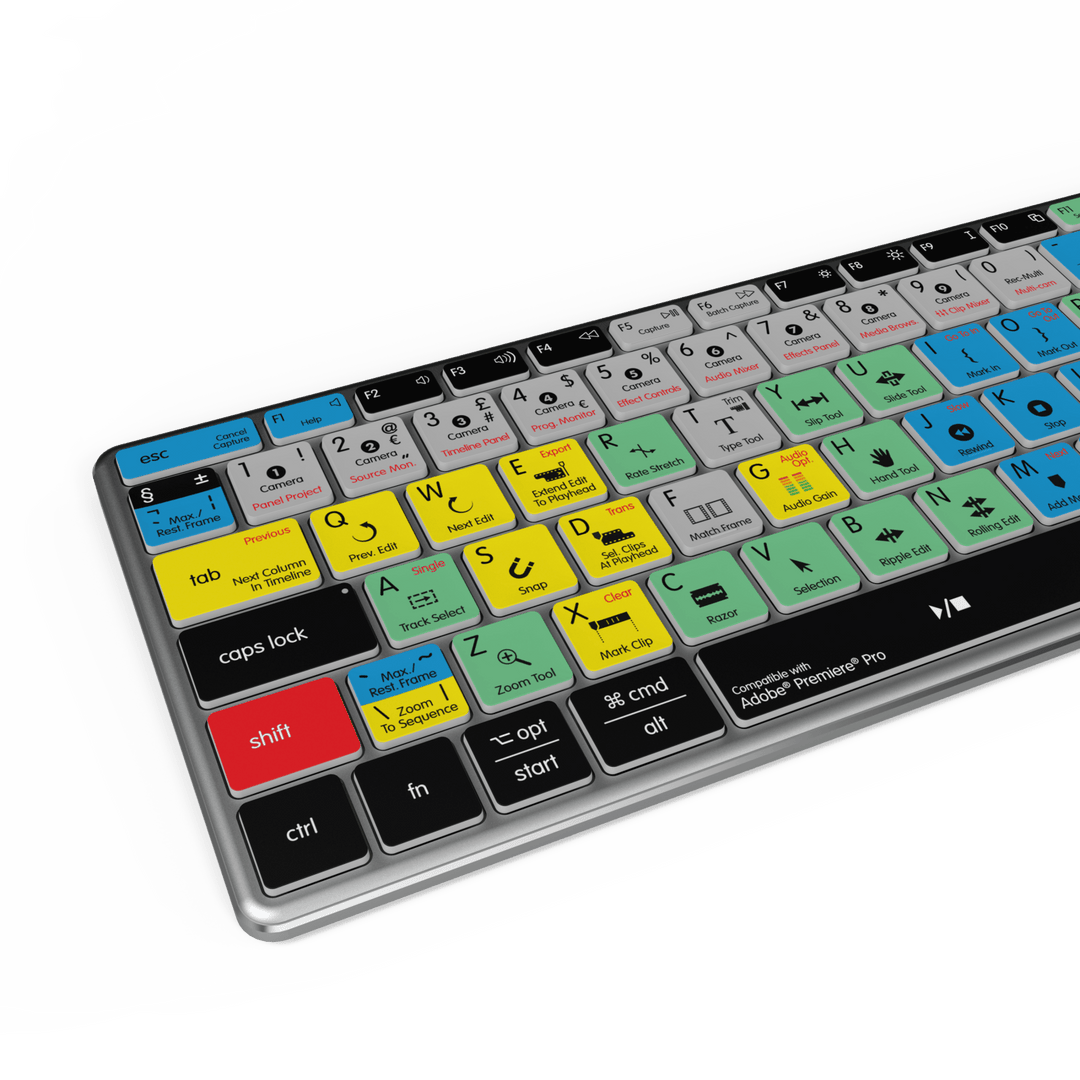 NEW Adobe Premiere Pro Keyboard | Backlit & Wireless | Mac and PC