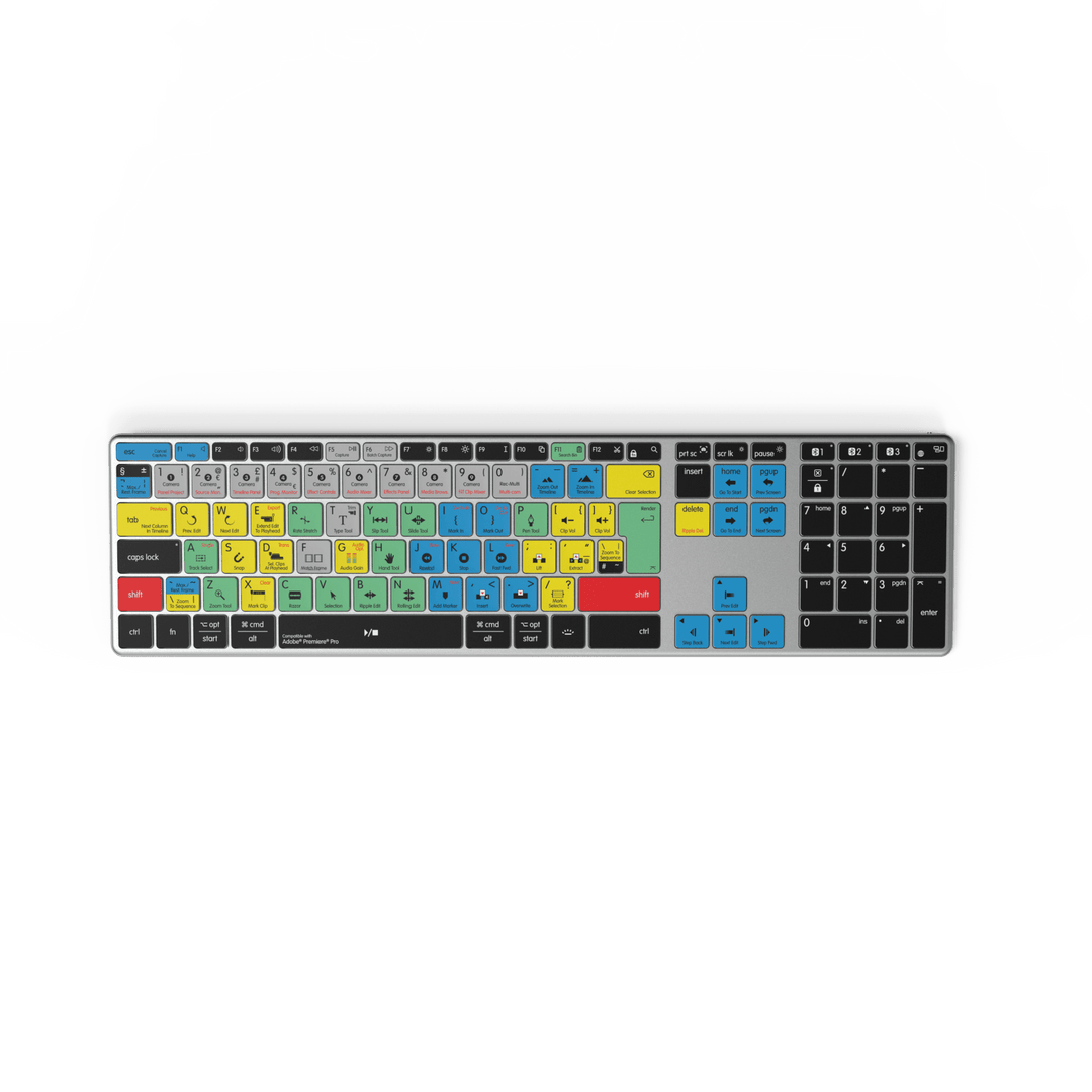 NEW Adobe Premiere Pro Keyboard | Backlit & Wireless | Mac and PC