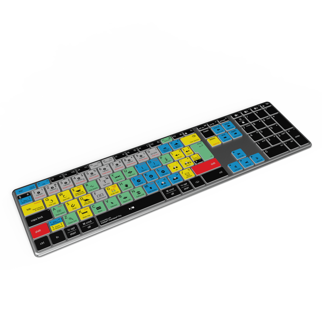 NEW Adobe Premiere Pro Keyboard | Backlit & Wireless | Mac and PC
