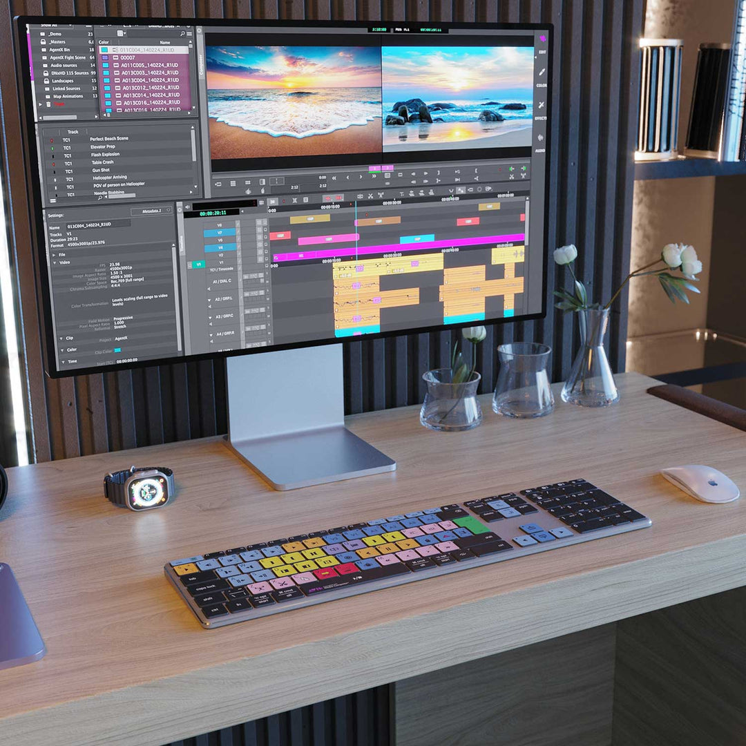 NEW Media Composer Keyboard | Backlit & Wireless | Mac and PC