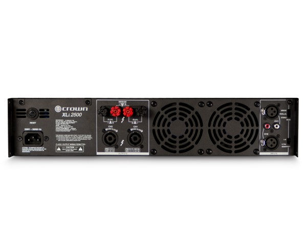 Crown XLi 2500 Rugged Power Amplifier 2 x 750W @ 4Ω 2U