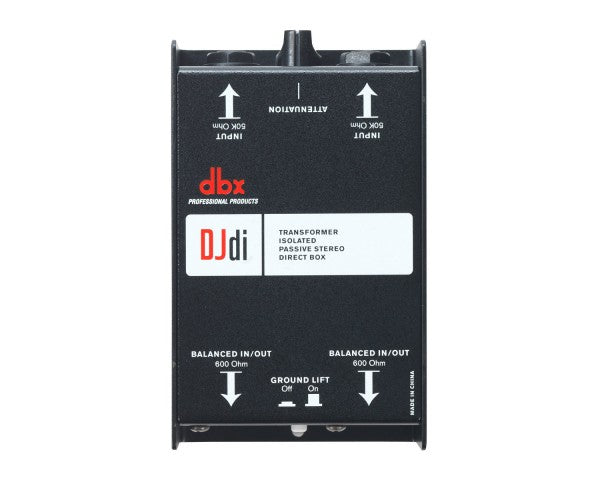 dbx DJDI 2-Channel Passive Direct Box