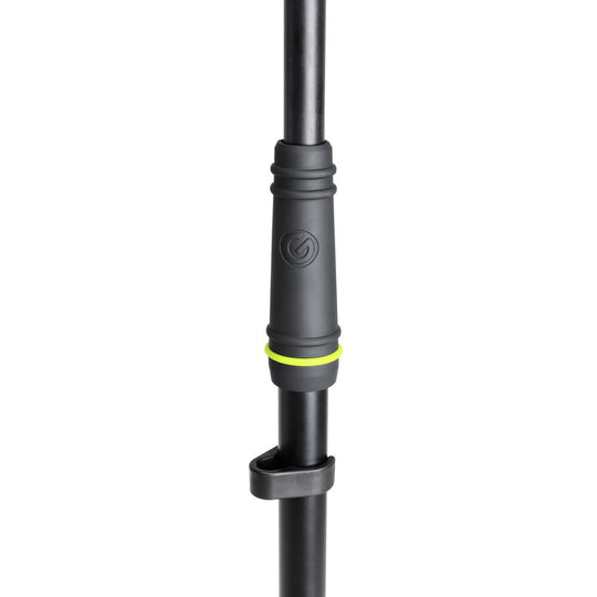 Gravity MS 2222 B Short Microphone Stand with Round Base and 2-Point Adjustment Telescoping Boom