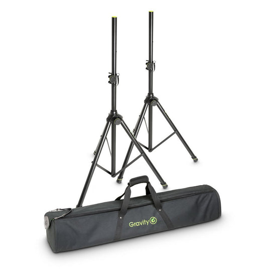 Gravity SS 5212 B SET 1 Speaker Stand Set of 2 Speaker Stands, Steel, with carrying bag