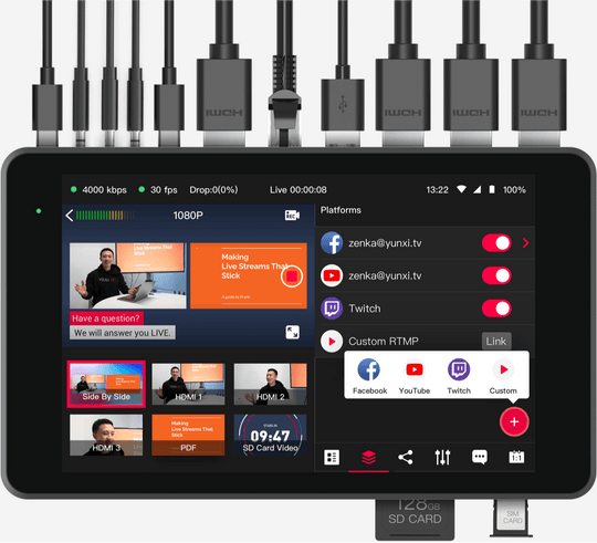 YoloBox Pro - The Ultimate All-In-One Multi-Cam Live Streaming & Switching System