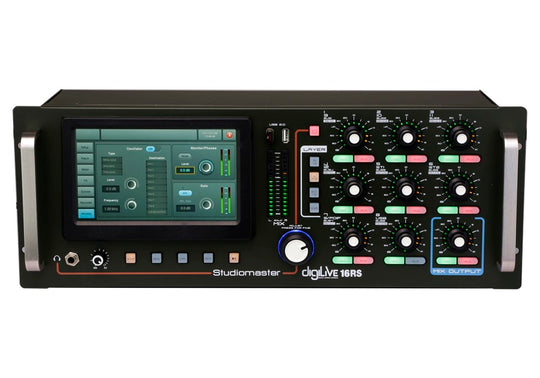Studiomaster DigiLive 16RS 16 Input 8 Output Digital Rack Mixer