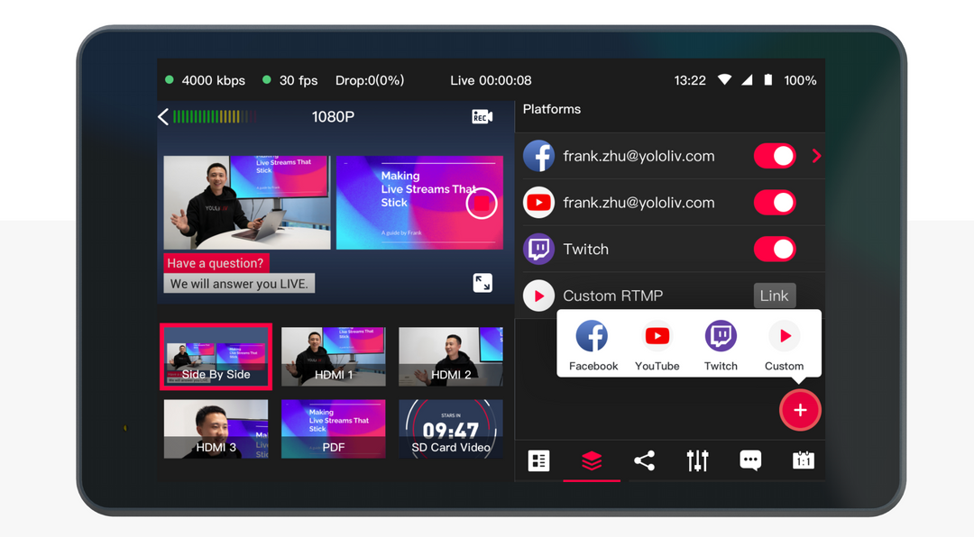 YoloBox Pro - The Ultimate All-In-One Multi-Cam Live Streaming & Switching System