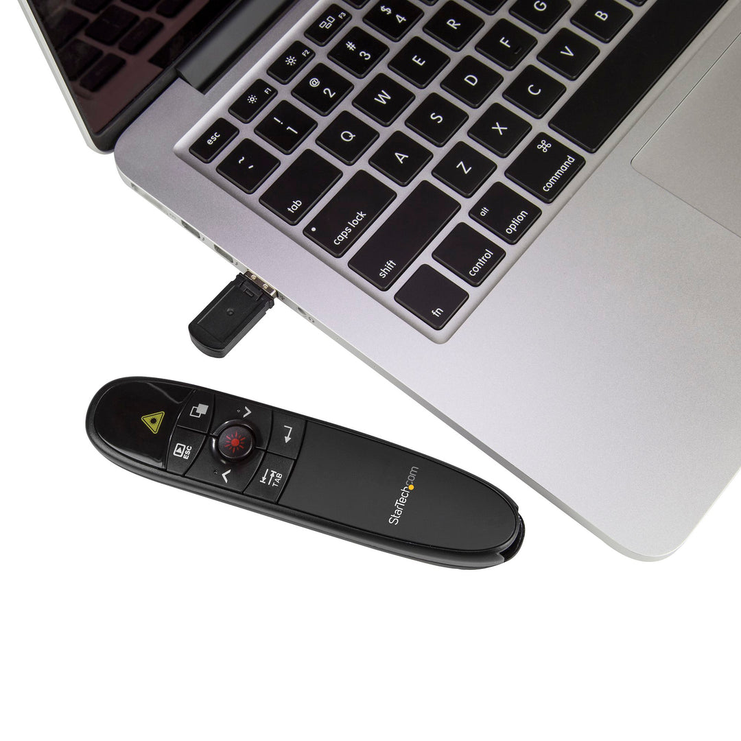 StarTech Wireless Presentation Remote with Red Laser Pointer - 90 ft. (27 m)
