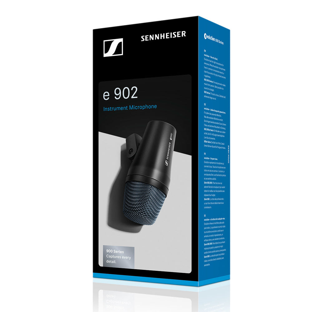 Sennheiser E902 Cardioid Dynamic Bass Drum/Instrument Mic